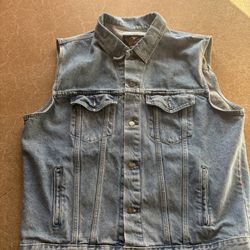 Harley Davidson Denim Vest XL