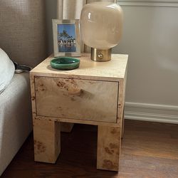 One Bedside Table
