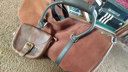 🚬Marlboro tobacco travel bags set (2) leather, collectible