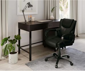 Very Good Condition - Brenton Studio Mayhart Vinyl Mid-Back Office Chair