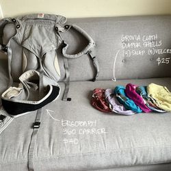 Baby Carrier And Lotus Travel Crib