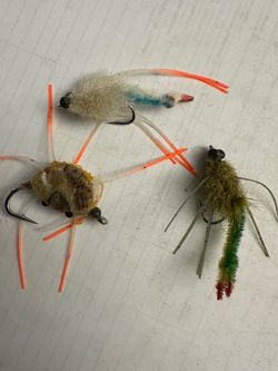 3 fly fishing flies made by a famous fisherman