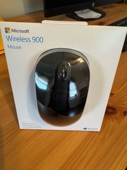 Microsoft Wireless 900 USB Mouse Black Ambidextrous NEW/SEALED