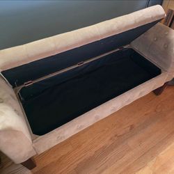 Bench with storage, clean, almost new.