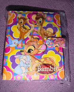 Bambi A5 6 ring binder new