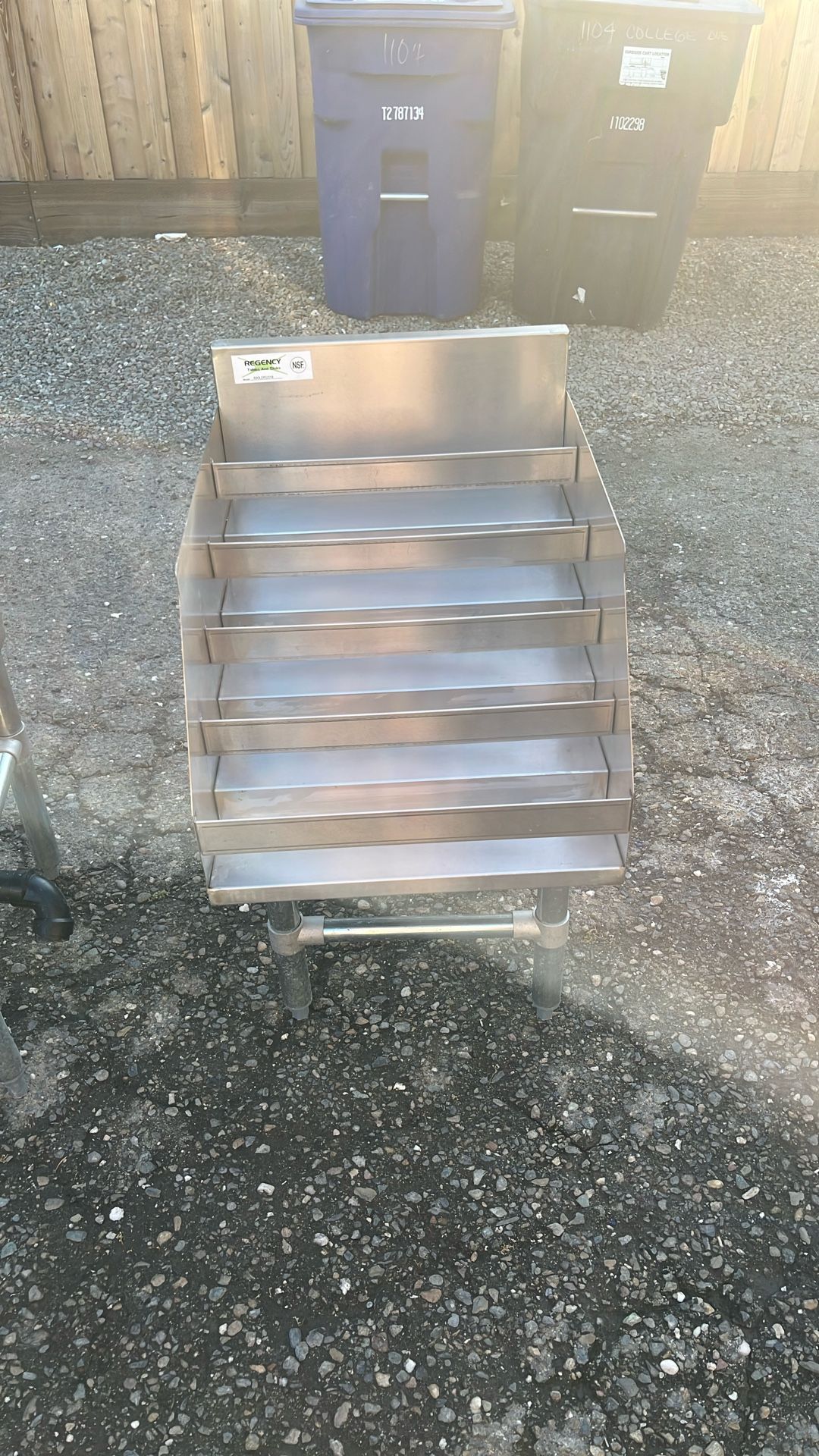 Bottle Display Rack-backbar- 5 Tier