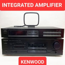 Vintage Amplifier Kenwood KA-88 (CLASS A 240W) AUDIOPHILE Integrated Amplifier & KT-58 AM/FM Tuner