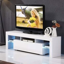 White TV Stand 