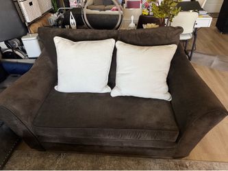 Dark brown sofa $130 OBO
