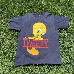 Vintage 90s Warner Bros Tweety Bird Graphic Tee Shirt 1997 Looney Tunes