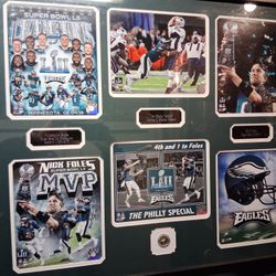 Philly Eagles Superbowl Framed Art