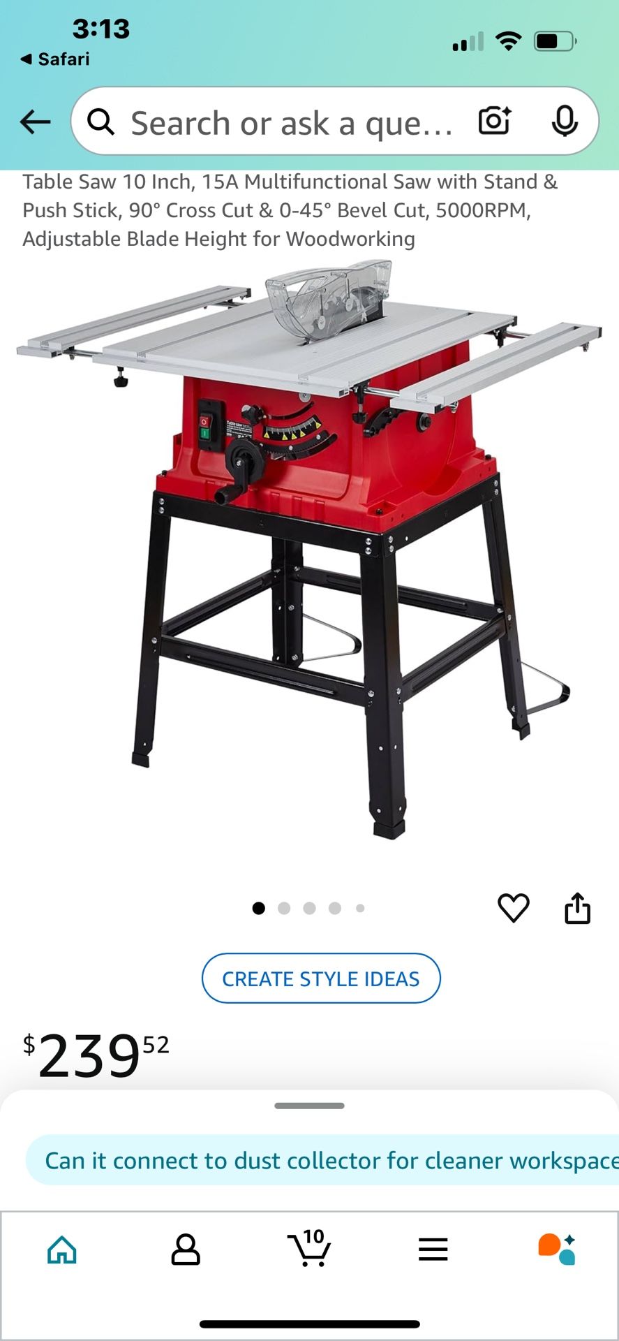 Table Saw 10”