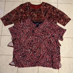 2 Qty- Catherine’s 5xl Women’s Shirts. New. NWT. I Have Others Available Also