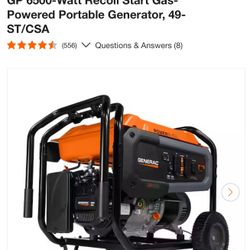 BRAND NEW GENERAC GENERATOR