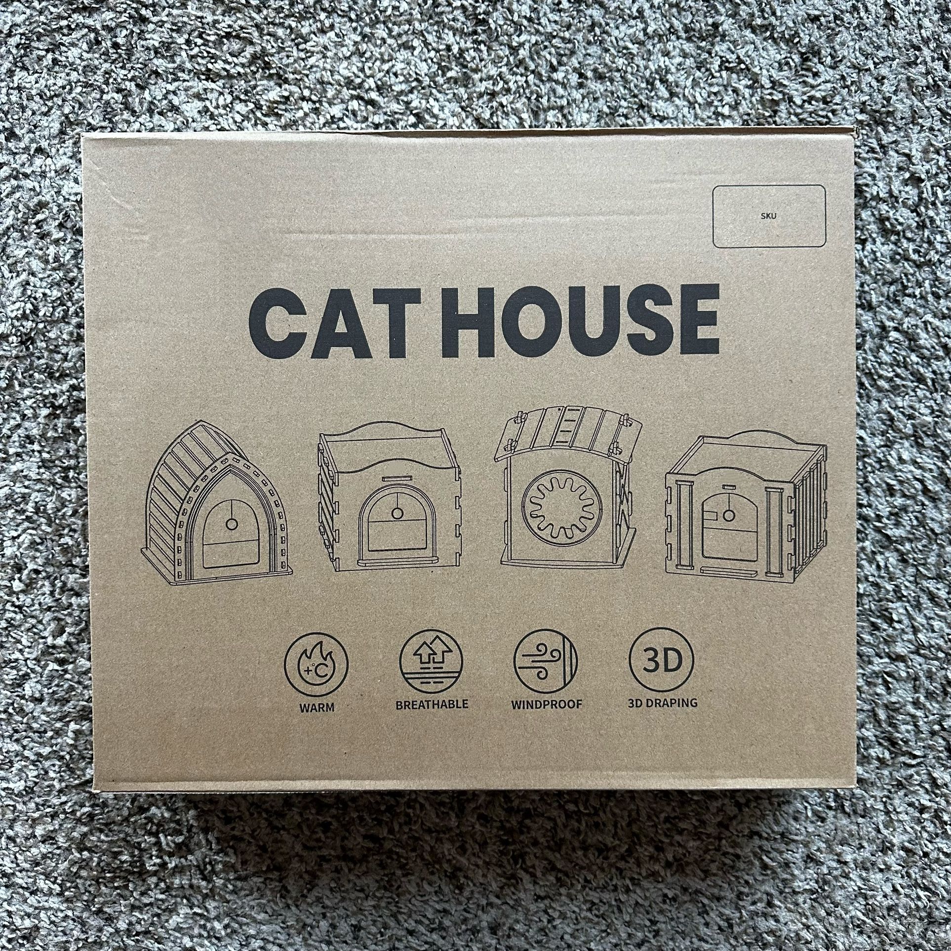 Warming Indoor Cat House