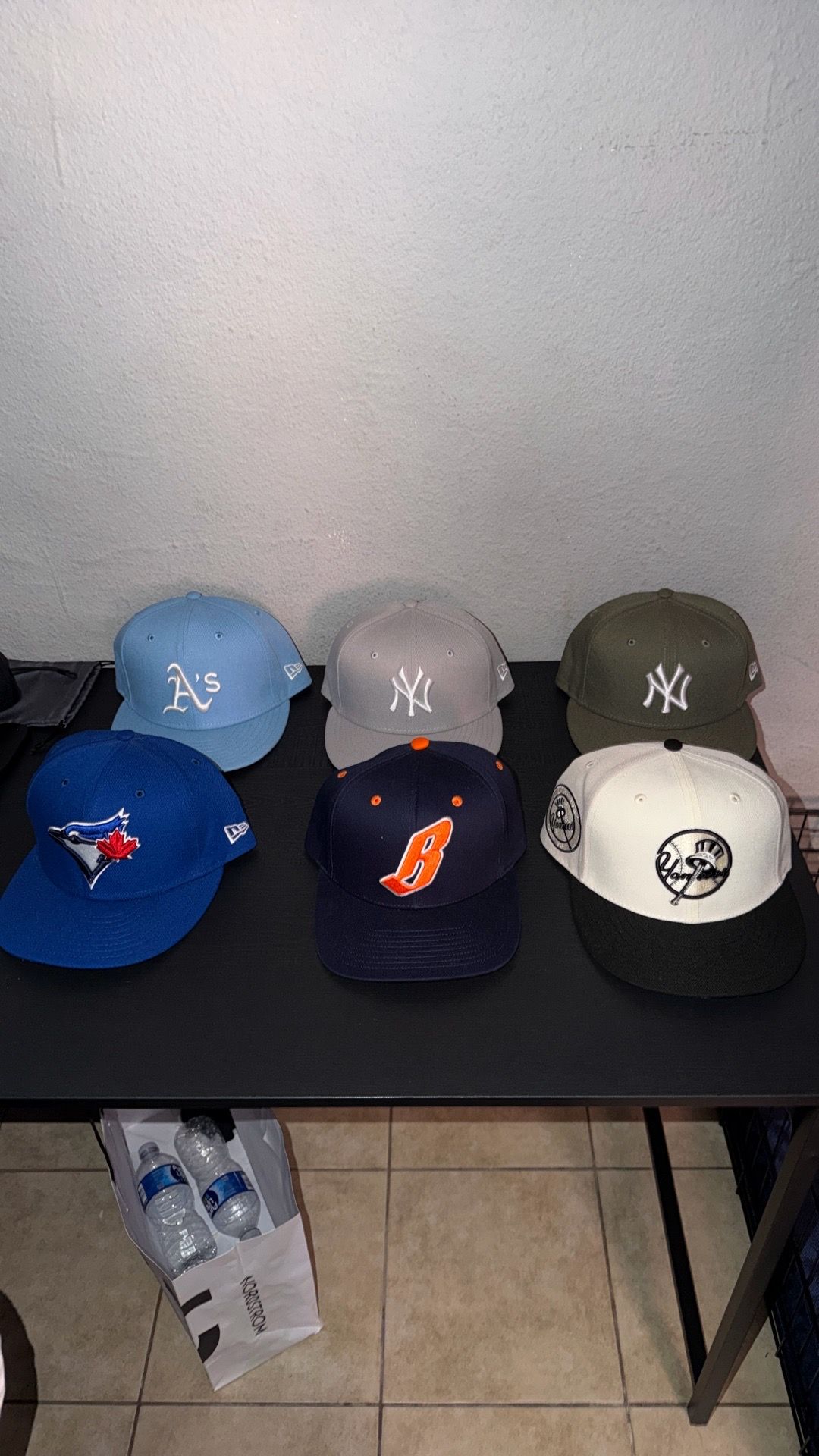 4 fitted hats left