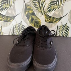 Black Vans 