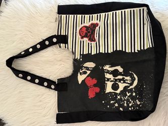 Skull print bag