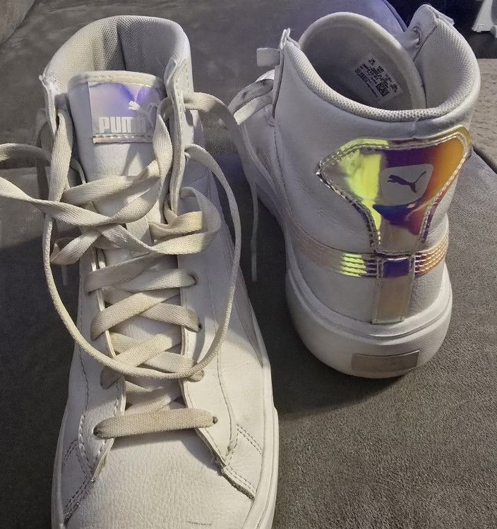 Puma Women's Irradecent High Tops Size 9