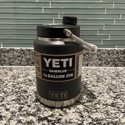 Yeti Rambler Half Gallon Jug Charcoal - New!!!