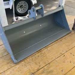 Mini Excavator Grading Bucket – 1” Pins – Fits Kubota K008, Bobcat 316, Takeuchi, Yanmar