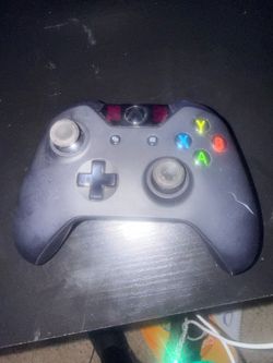Microsoft Xbox One Wireless Controller - Blue Plastic Gamepad for Console