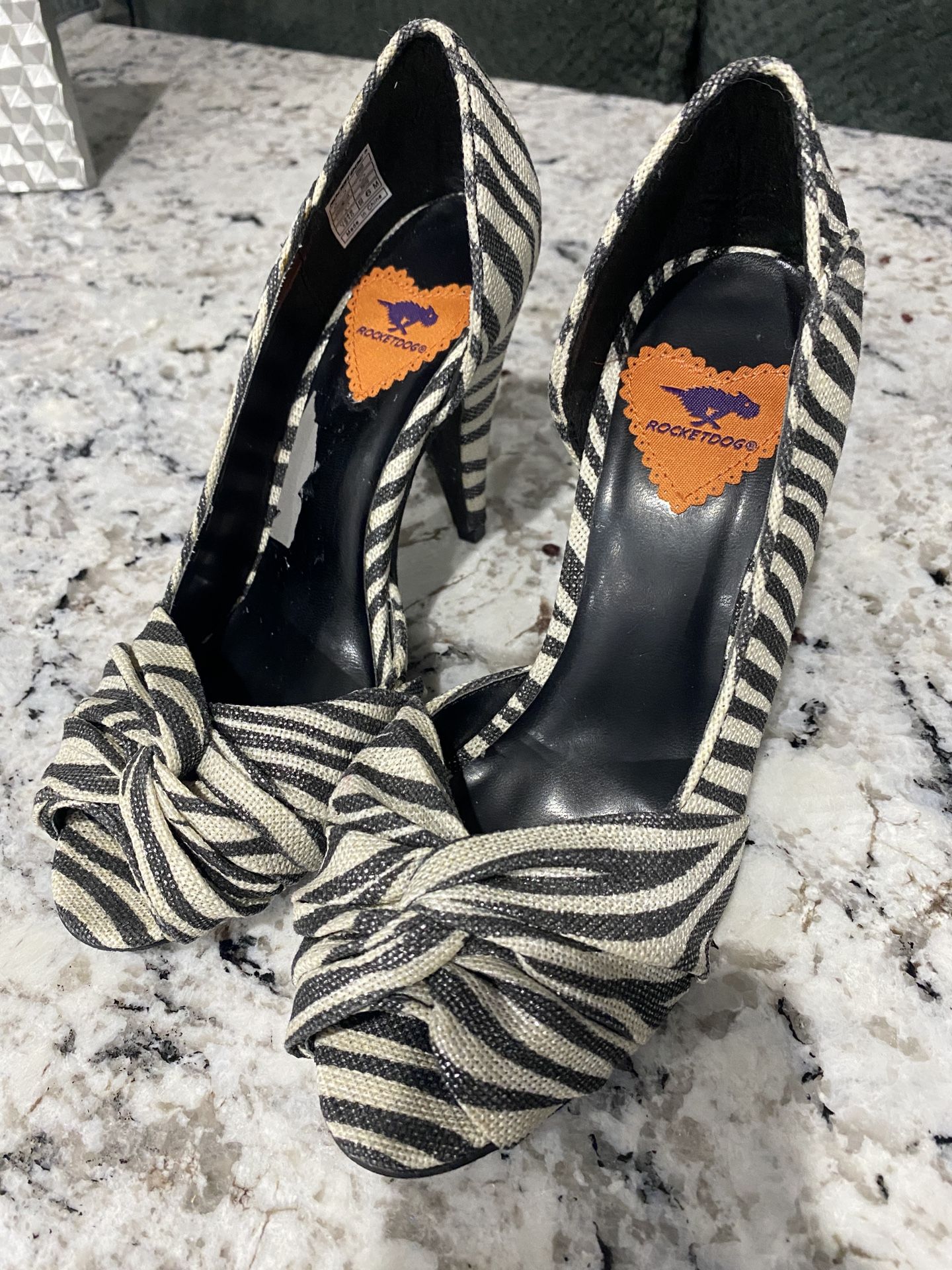 Zebra High Heels