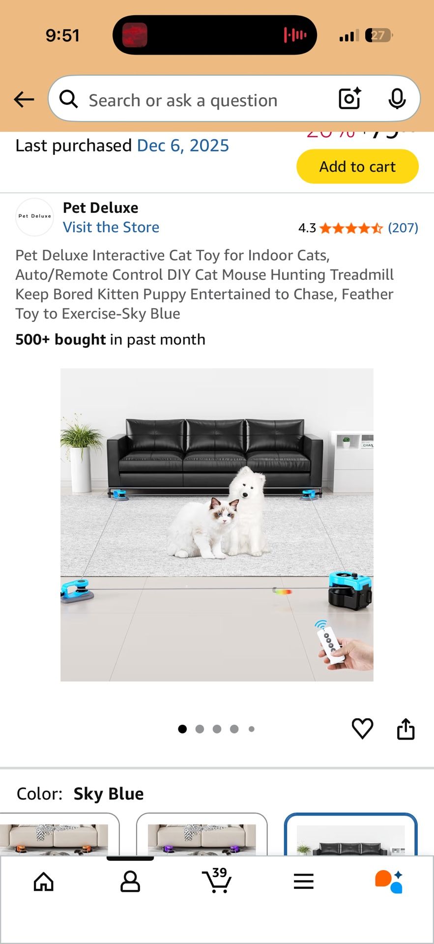Interactive Cat Toy (Brand New in sealed)