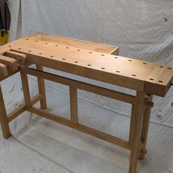 La Lervad Solid Beech Workbench