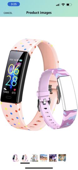 Slim Fitness Tracker with Replacement Band for Kids Girls Boys Teens Age 5-16,Heart Rate Monitor，Activity Tracker,Alarm Clock,Pedometer,Sleep Monitor,