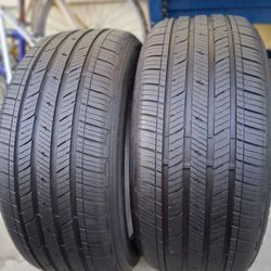 AUDI 2 TIRES 255-45R20(105 T)BRIDGESTONE ALENZA SPORT A S TREAD 85% DOT(4723)/$250.00---$300.00 INSTALL  TIRES CAN FIT OTHERS CARS 