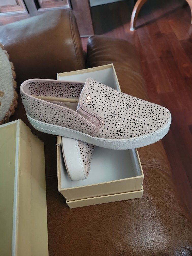 Michael Kors Pink SLIP ONS