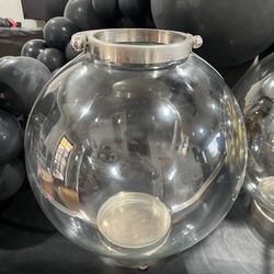 Globe lanterns Pair