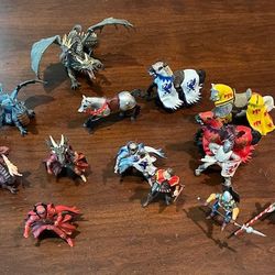 Papo Knight & Dragon Action Figures