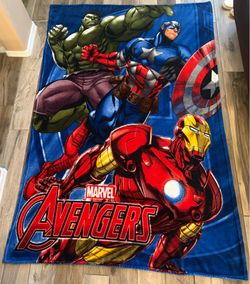 Large Soft Avengers Blanket