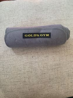 Gold's Gym Adjustable Gray Neoprene Waist Trimmer Belt Abdo