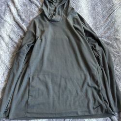 Nike HYPER Dry Pullover Hoodie Jacket Gray size large Euc 