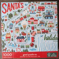 Santa's Wonderland 1000 Piece Puzzle