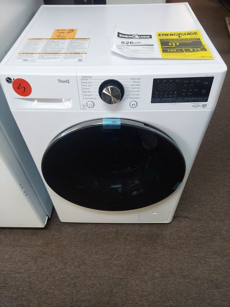 LG 2.4cu.ft Front Load Washer/Dryer Combo
