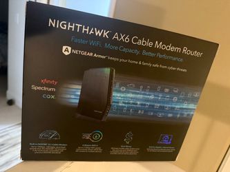 Netgear Nighthawk AX6 Cable Modem Router