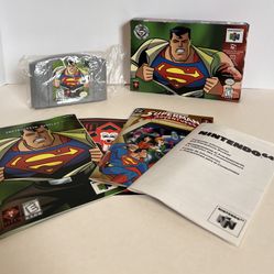 Superman N64 In Box