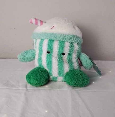 Plush Stuffed BumBumz SugarBumz 7.5 inch- Miles the Milkshake