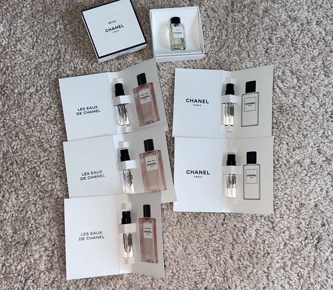 Chanel fragrance sample 6 pc bundle