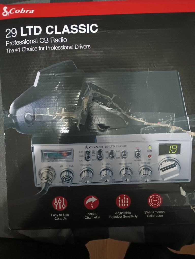 Cobra 29 Ltd Classic CB Radio And Road King 4000 Blu Tooth Head Set
