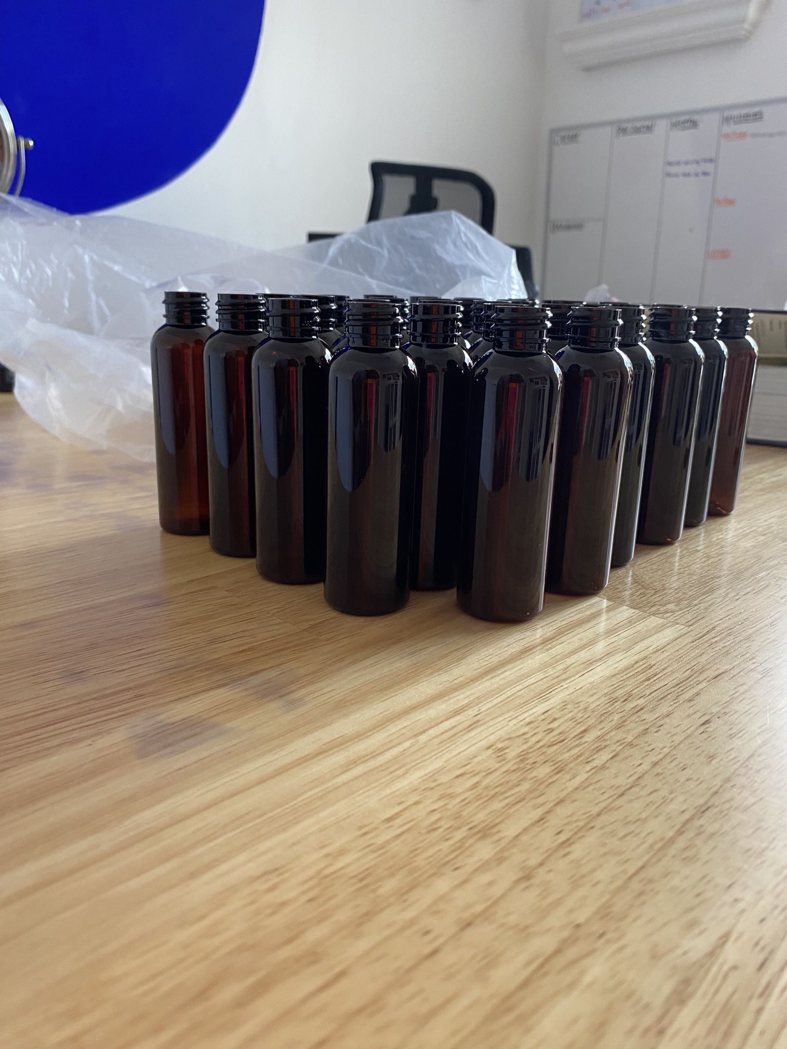Cosmetic bottles: 2 oz & 4 oz