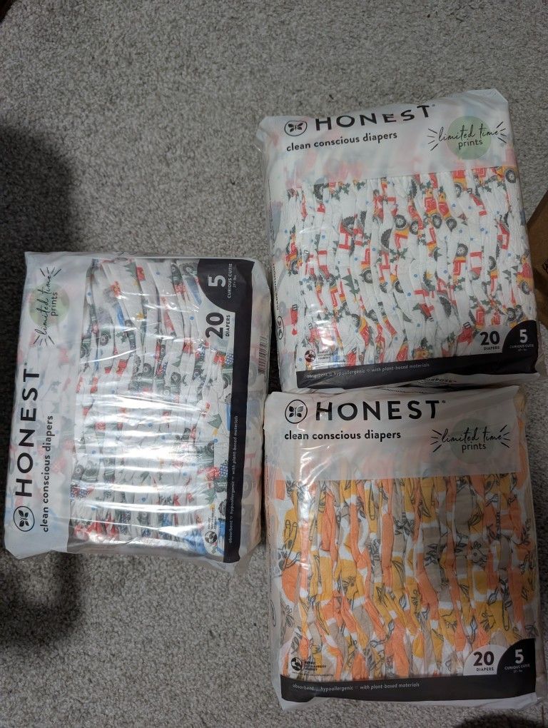 Honest Diapers Size 5 - 20 Counts