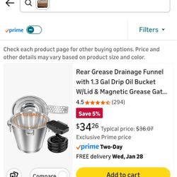 Rear Grease Drainage Funnel Blackstone