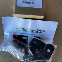 Quadratec Jeep JL/JT Windshield Hinge Light Mounts
