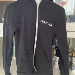 Gray Hoodie Full Zipper Jacket