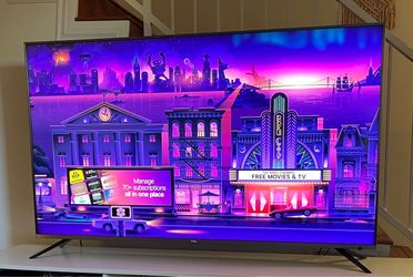 TV TCL - 65" Class - LED - Smart - 4K UHD TV with HDR Roku TV